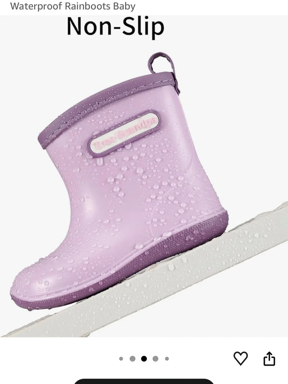 Barefoot Friendly Toddler RainBoots